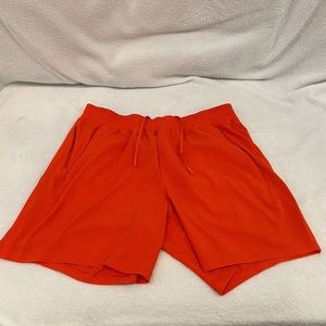 Lululemon - Pace Breaker Linerless Short
7" -  color: Solar orange - size: large